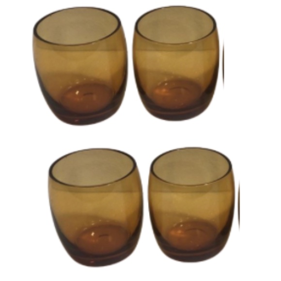 Vintage Cambridge Amber Glass 11” Liquor Decanter / Clear Stopper Handmade USA - Picture 12 of 15